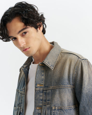 levi’s® men's silvertab type ii denim jacket 004GJ0000M- Indigo  – Levi's Hong Kong