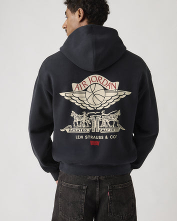 levi's® x jordan 全拉鏈連帽衫 008M60000S- Black  – Levi's 香港
