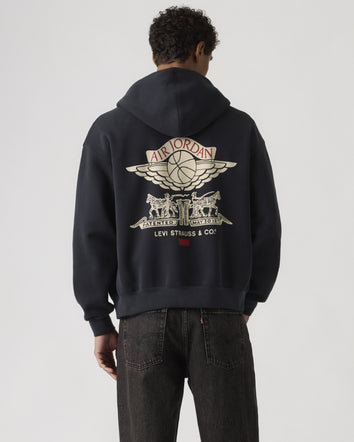levi's® x jordan 全拉鏈連帽衫 008M60000S- Black  – Levi's 香港