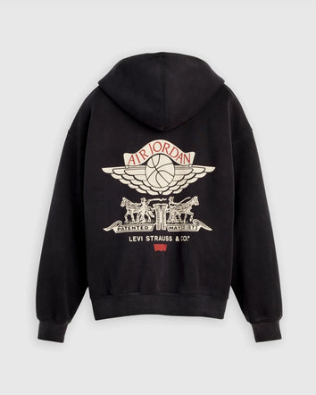 levi's® x jordan 全拉鏈連帽衫 008M60000S- Black  – Levi's 香港