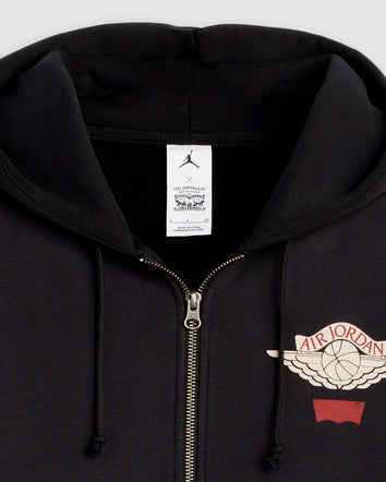 levi's® x jordan 全拉鏈連帽衫 008M60000S- Black  – Levi's 香港
