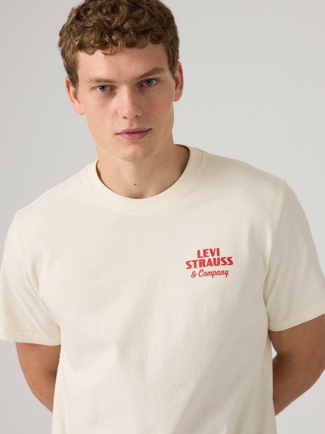 levi's® relaxed short-sleeve graphic t恤 | 男裝 161432372XS- Tan  – Levi's 香港