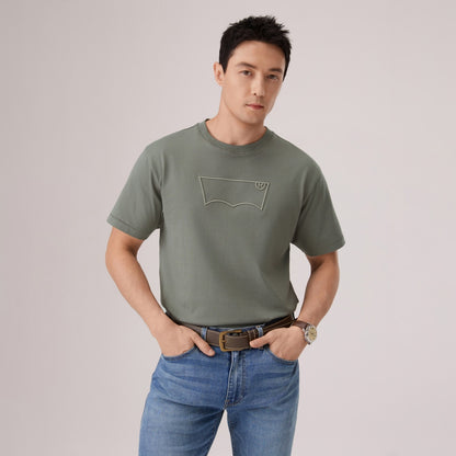 Levi's® Short Sleeve Embroidered Batwing Regular Tee