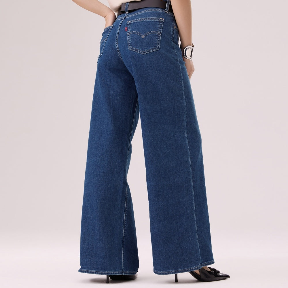  Levi's® 728™ 高腰超寬腿牛仔褲 | 女裝