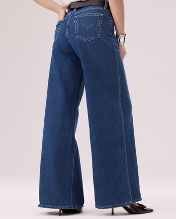  levi's® 728™ 高腰超寬腿牛仔褲 | 女裝 0039B00242430 Indigo  – Levi's 香港