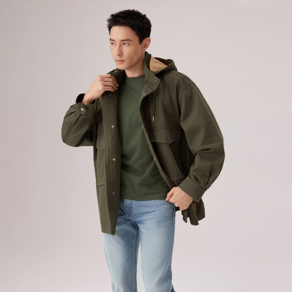  levi's® 連帽工裝外套 | 男裝   006NR0001S- Green – Levi's 香港