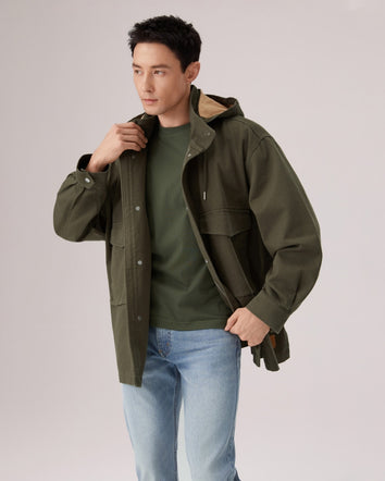  levi's® 連帽工裝外套 | 男裝   006NR0001S- Green  – Levi's 香港