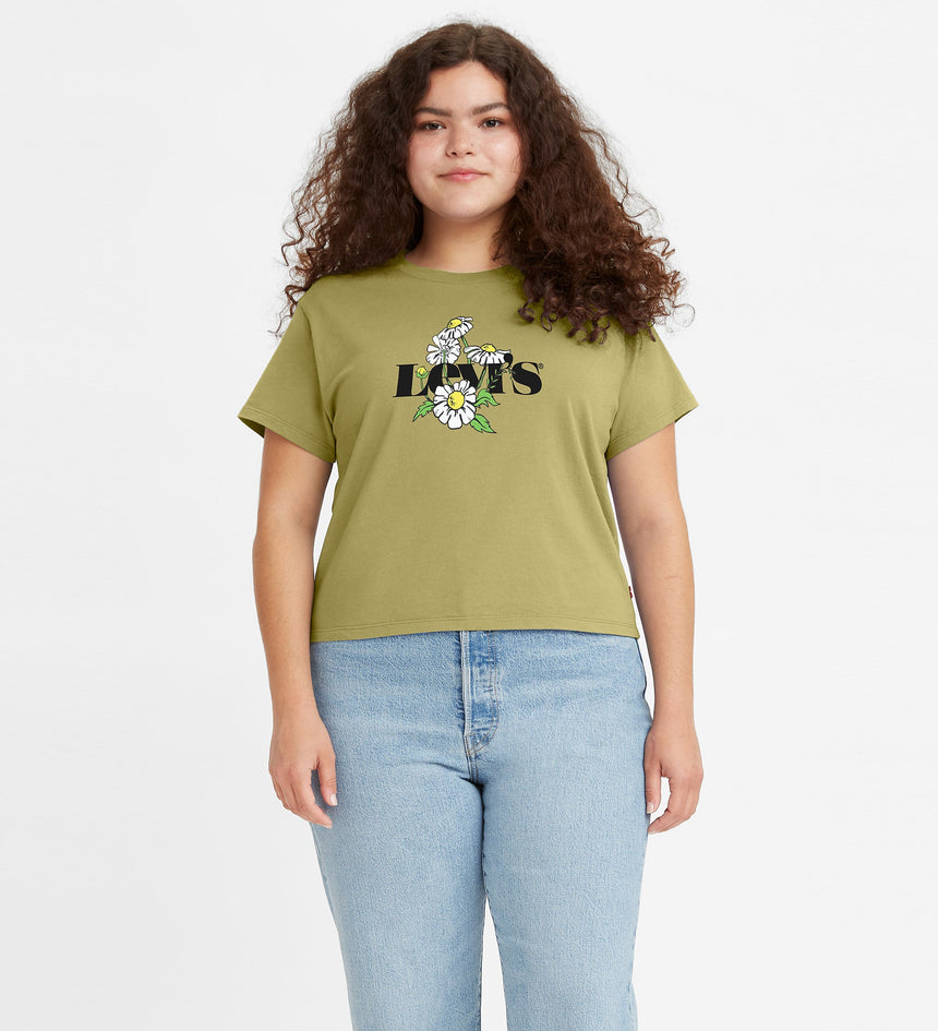 levi’s® logo圖案黃色 tee | 女裝 699730214XS- Green – Levi's 香港