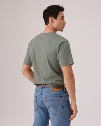 levi's® short sleeve embroidered batwing regular tee 006PY0004S- Green  – Levi's Hong Kong