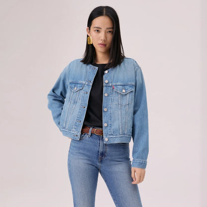 Levi's® Collarless Boxy Trucker Jacket