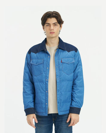 levi's® men's denim tech cotton jacket 004Z50000XS- Blue  – Levi's Hong Kong