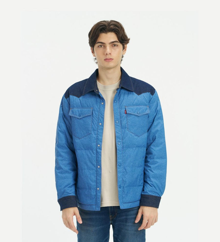 levi's® men's denim tech cotton jacket 004Z50000XS- Blue – Levi's Hong Kong
