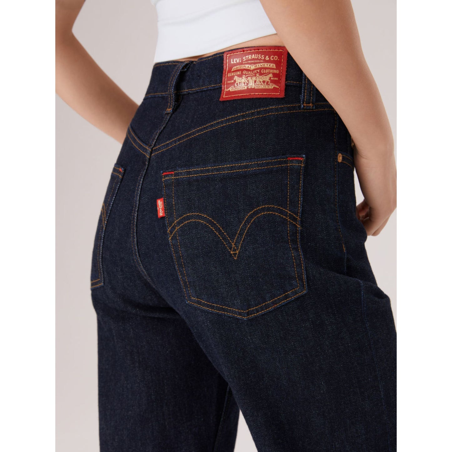 Levi's® Ribcage 高腰直筒牛仔褲 | 女裝