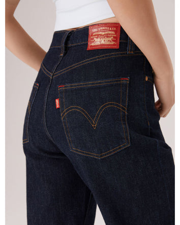 levi's® ribcage 高腰直筒牛仔褲 | 女裝 7907800662530 Indigo  – Levi's 香港