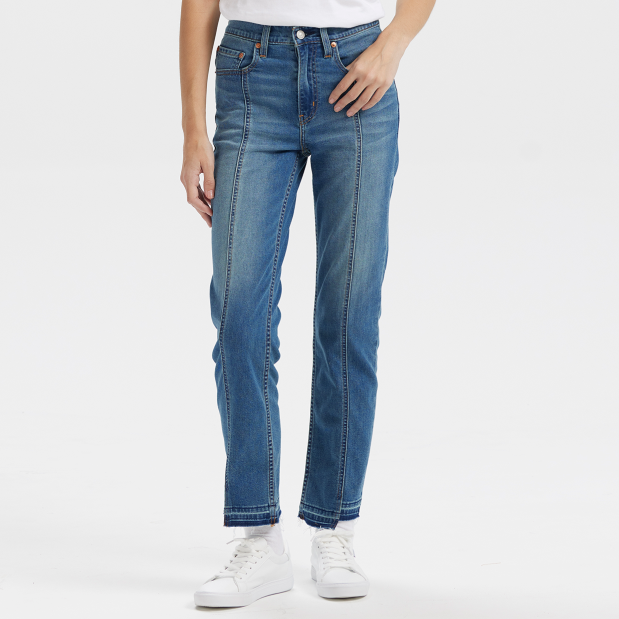 levi’s®  boyfriend中腰錐形牛仔褲 | 女款 1988703892527 Indigo – Levi's 香港