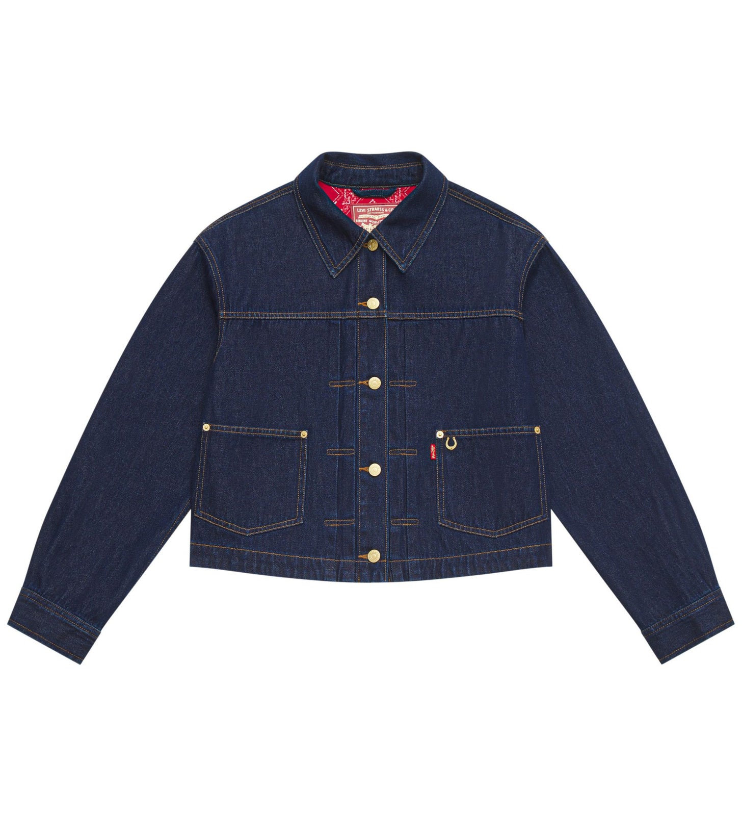 levi's® women's cny type i trucker jacket 006R60000L- Multicolor – Levi's Hong Kong