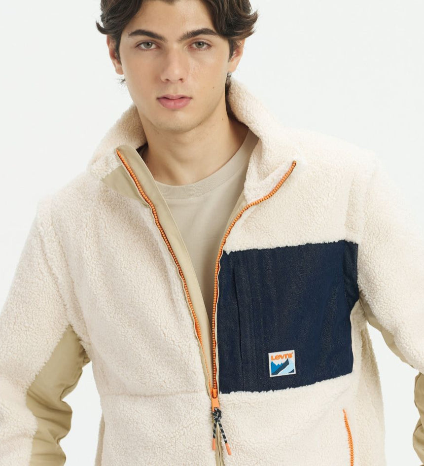 levi's®  men's lambswool warm jacket with removable sleeves 004YZ0000XS- Multicolor – Levi's Hong Kong