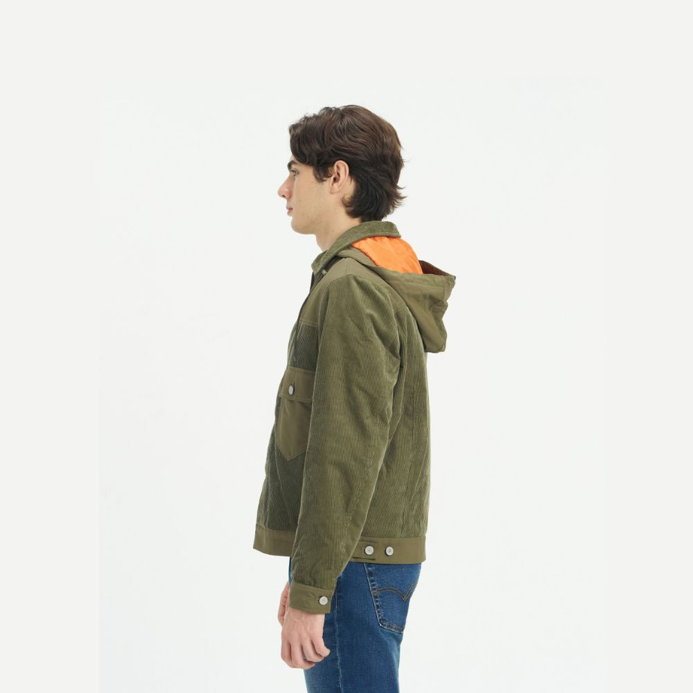 levi's® 棉質外套|男裝 004YS0001S- Green – Levi's 香港