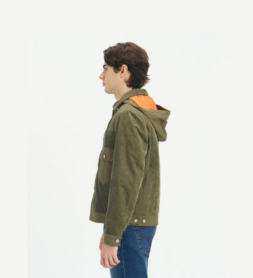 levi's® men's cotton jacket 004YS0001S- Green – Levi's Hong Kong
