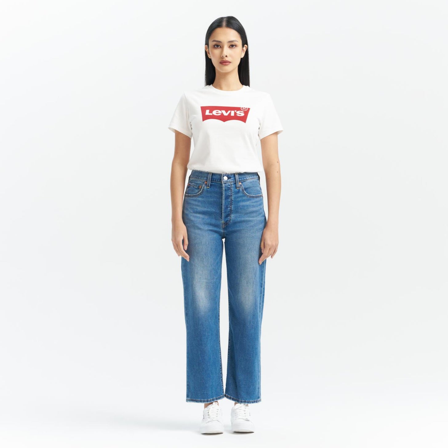 levi’s®  performance cool  高腰直筒牛仔褲|女裝  7269302542331 Indigo – Levi's 香港