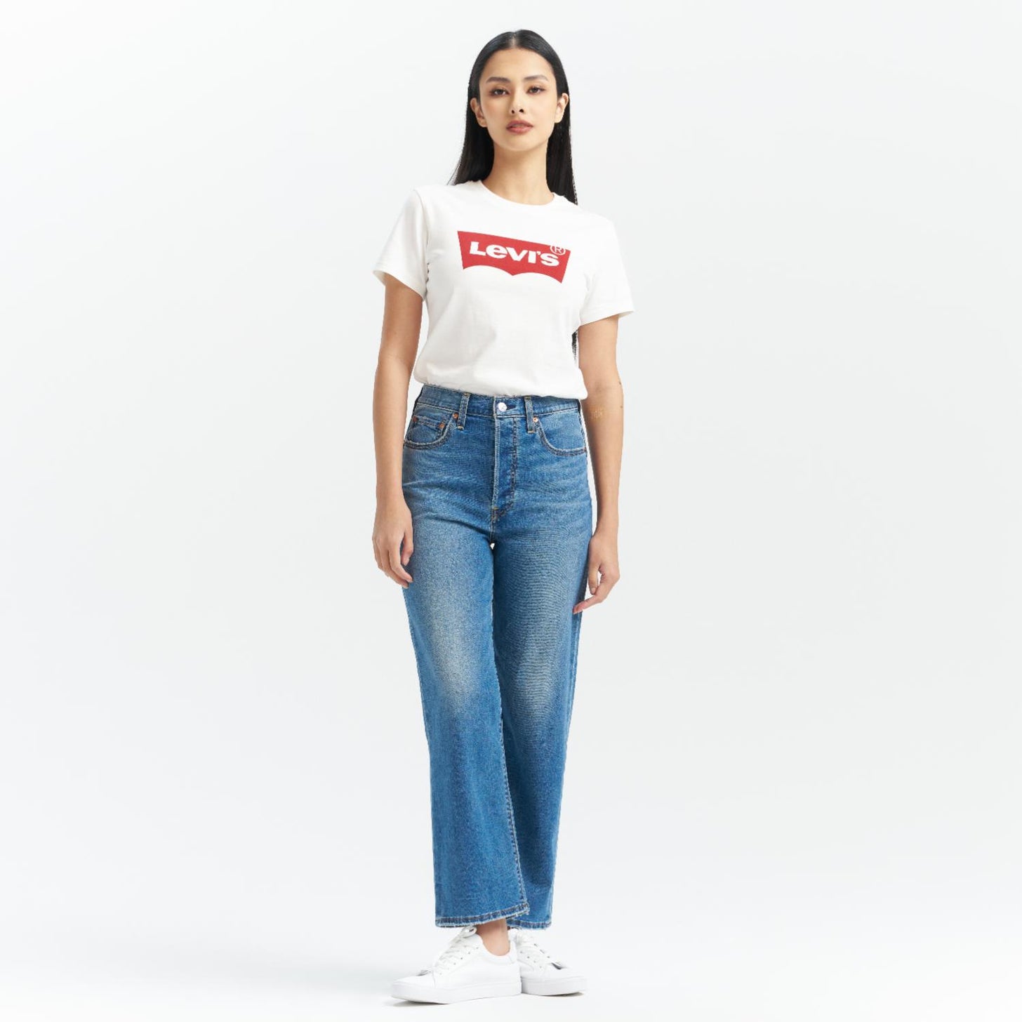 levi’s®  performance cool  高腰直筒牛仔褲|女裝  7269302542331 Indigo – Levi's 香港