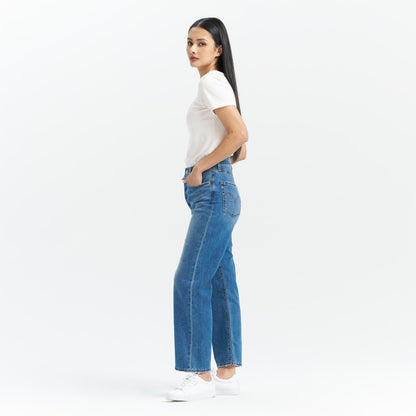 Levi’s®  PerformanceCool  高腰直筒牛仔褲|女裝 