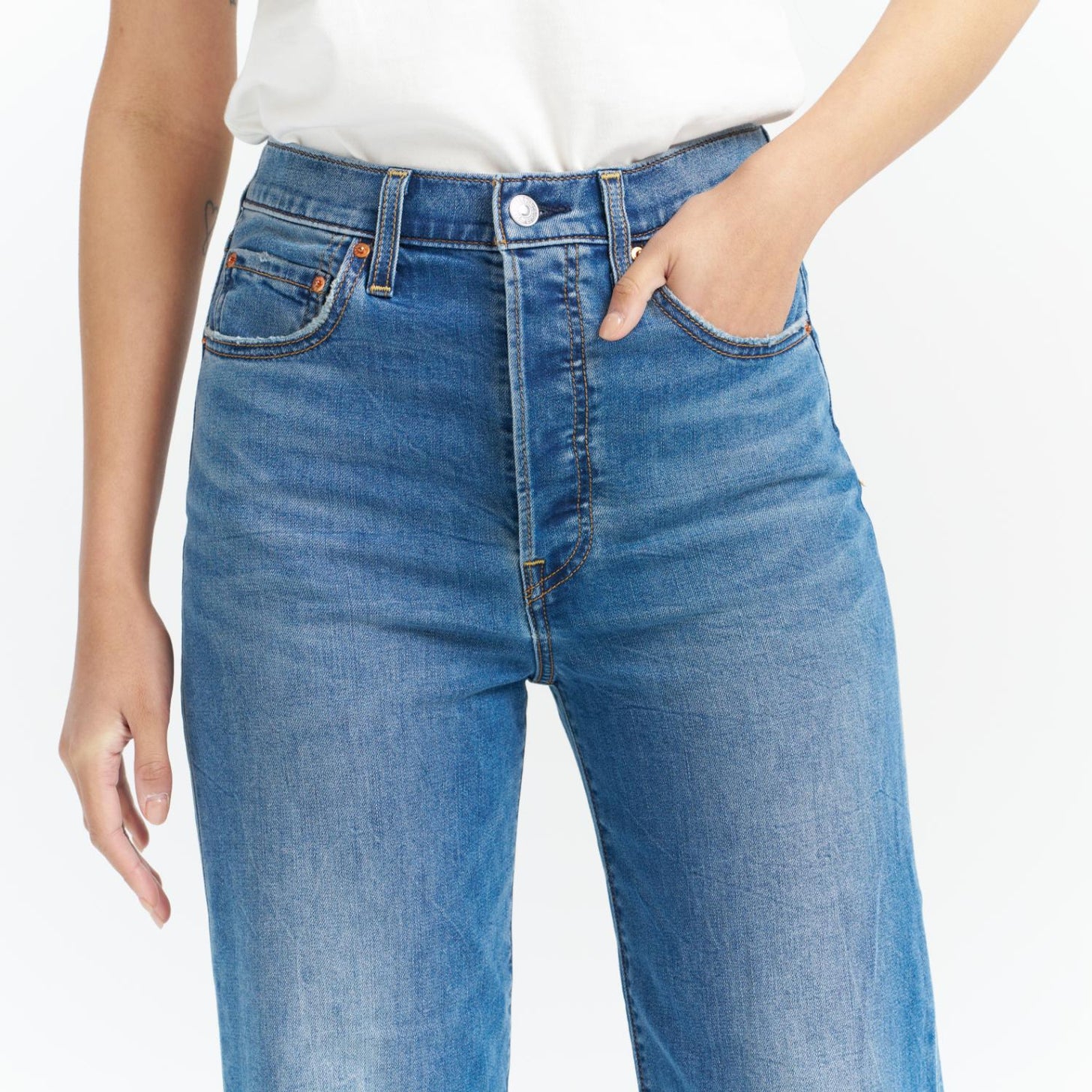 levi’s®  performance cool  高腰直筒牛仔褲|女裝  7269302542331 Indigo – Levi's 香港