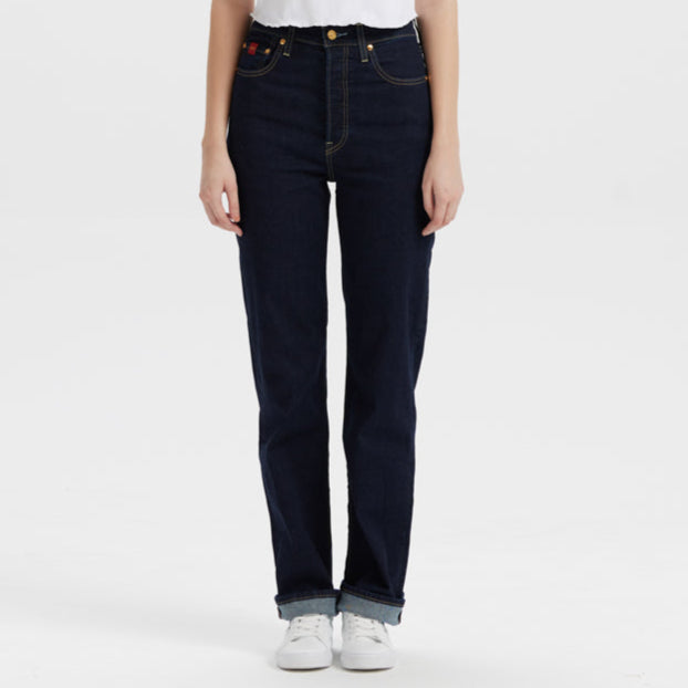 levi's® 超高腰喇叭牛仔褲|女裝 7907800422430 Dark Blue – Levi's 香港