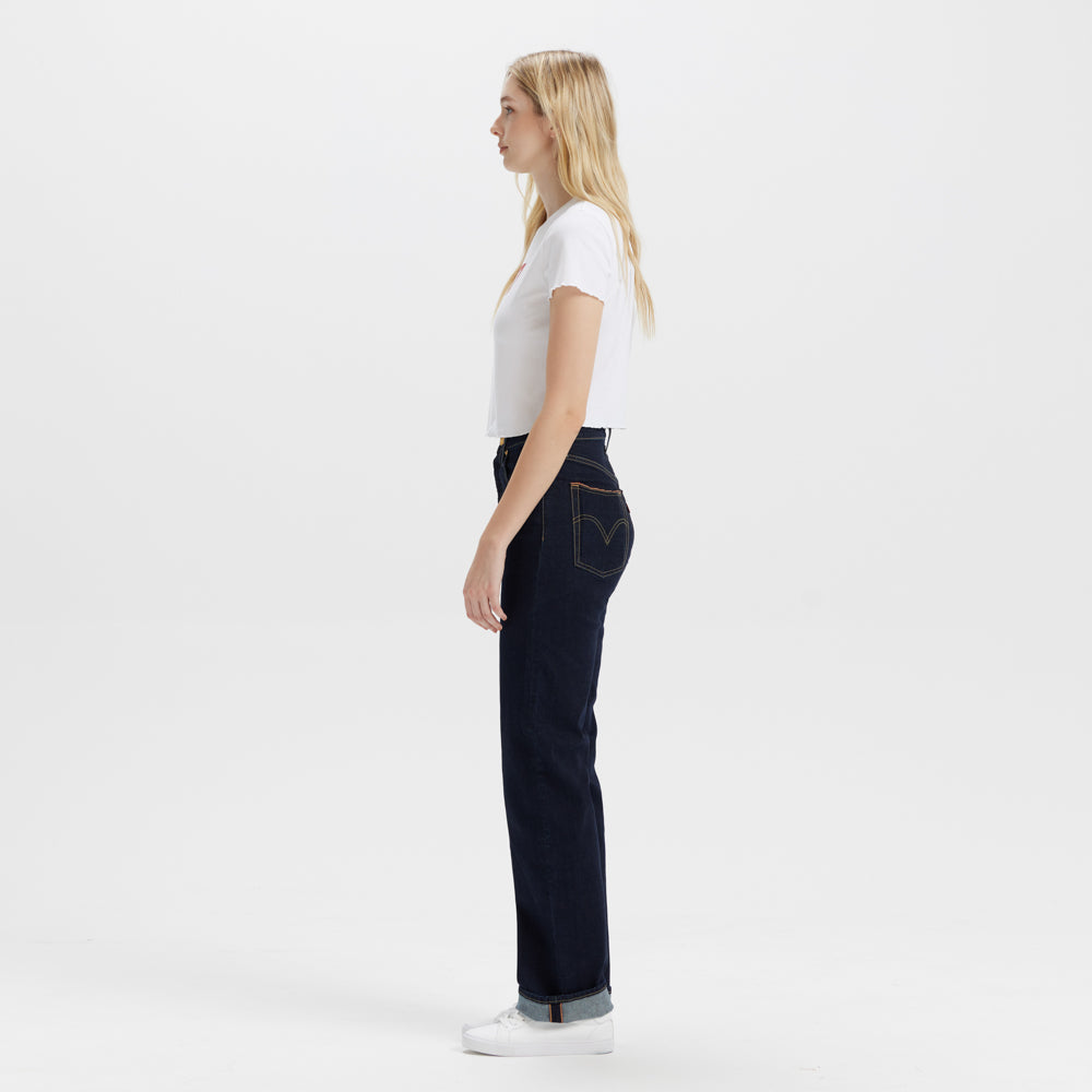 levi's® 超高腰喇叭牛仔褲|女裝 7907800422430 Dark Blue – Levi's 香港