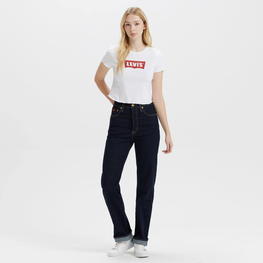 levi's® 超高腰喇叭牛仔褲|女裝 7907800422430 Dark Blue – Levi's 香港
