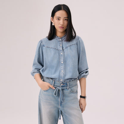 Levi's® Indigo Tencel Western Shirt