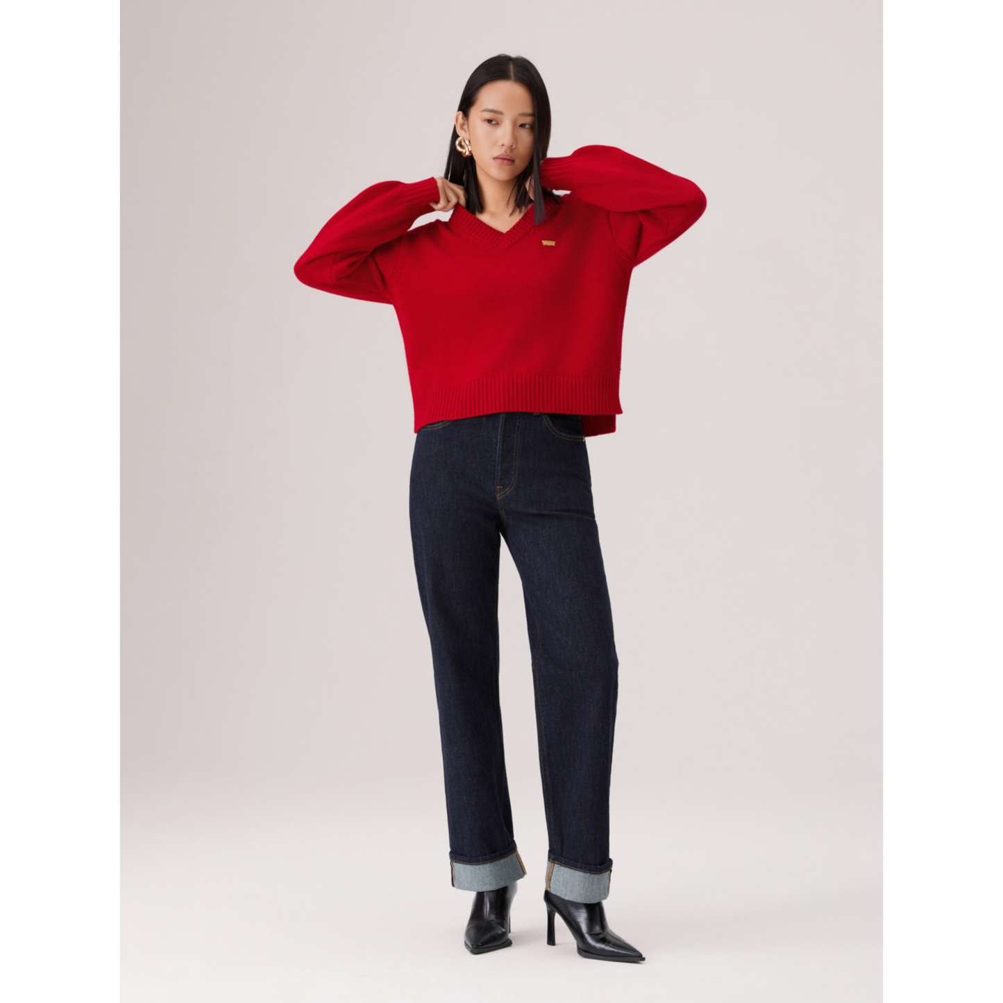 Levi's® Women's CNY V-Neck Sweater