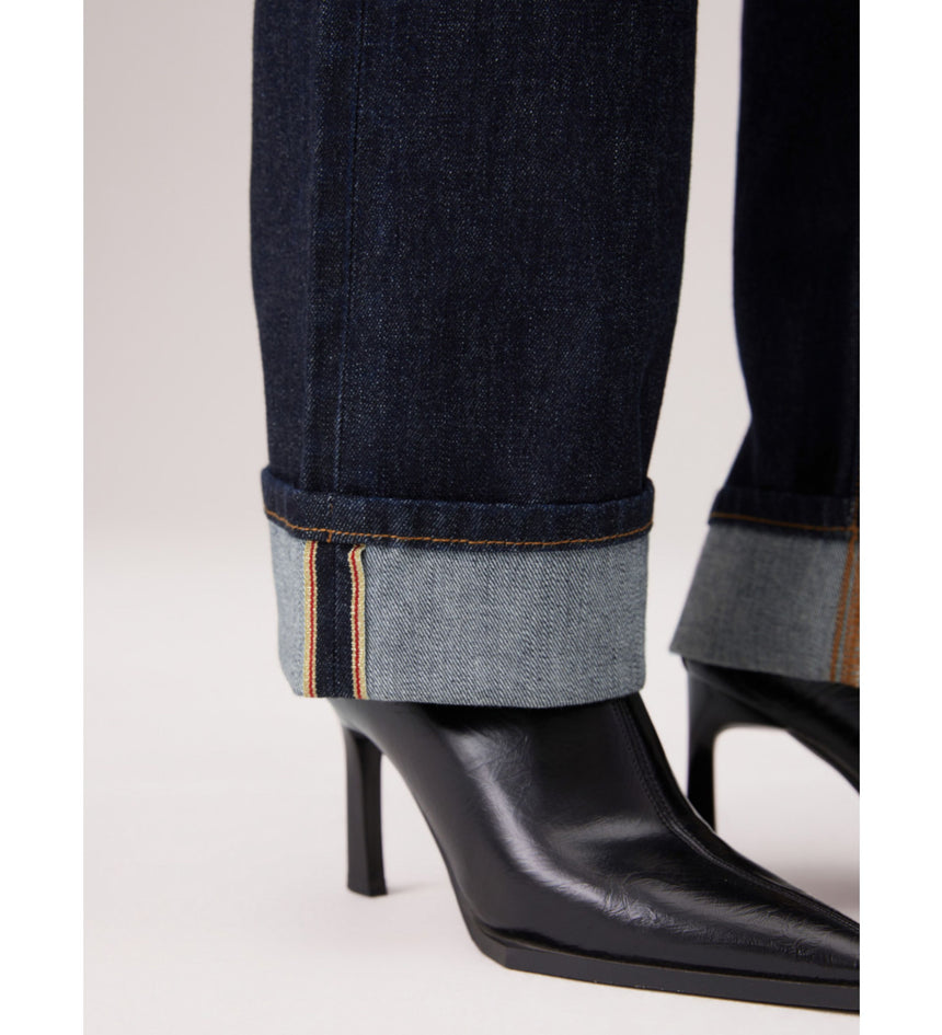 levi's® ribcage 高腰直筒牛仔褲 | 女裝 7907800662530 Indigo – Levi's 香港