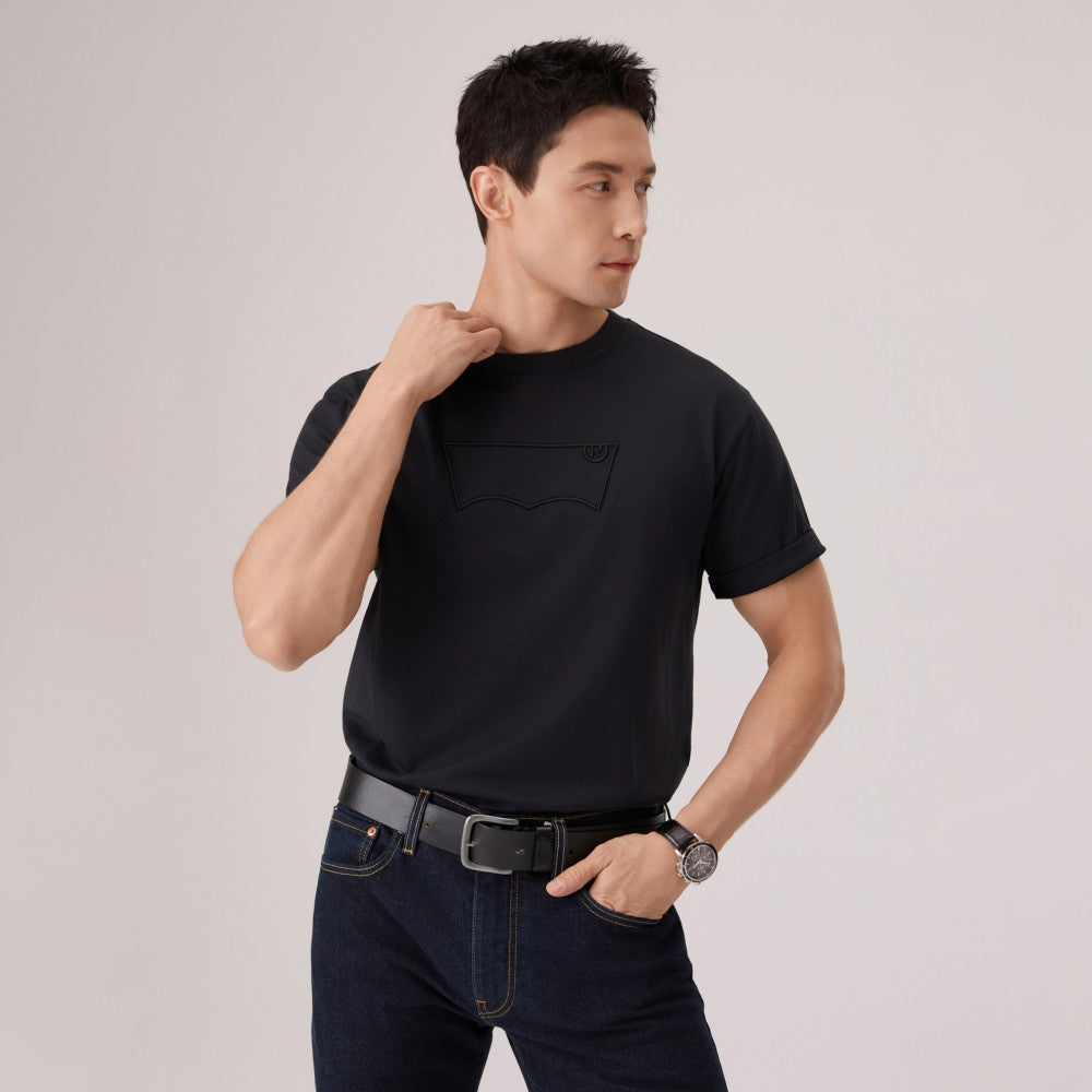 levi's® short sleeve embroidered batwing regular tee 006PY0002S- Black – Levi's Hong Kong