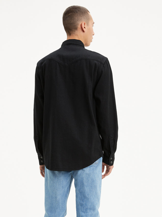 levi's® 西式牛仔恤衫| 男裝 857440002XS- Marble Black Denim Rinse  – Levi's 香港