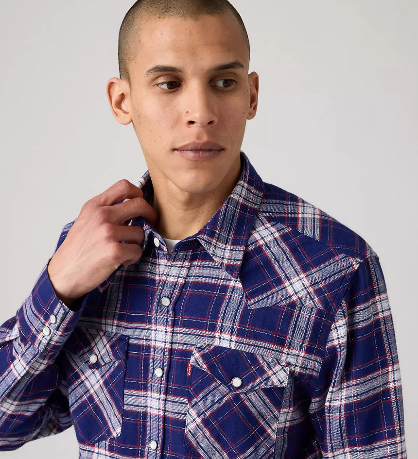 levi's® men's barstow standard fit western shirt 857440107XS- Multicolor – Levi's Hong Kong