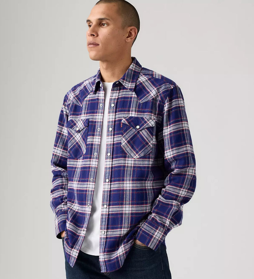 levi's® men's barstow standard fit western shirt 857440107XS- Multicolor – Levi's Hong Kong