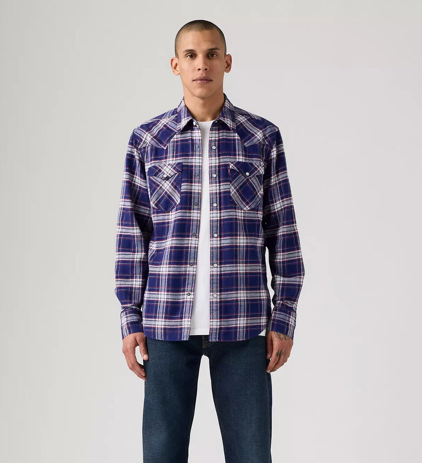 levi's® men's barstow standard fit western shirt 857440107XS- Multicolor – Levi's Hong Kong