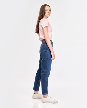 levi's® women's high-waisted boyfriend jeans 8587300892427 Dark Indigo  – Levi's Hong Kong