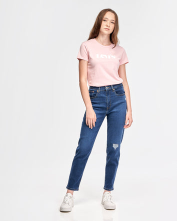 levi's® women's high-waisted boyfriend jeans 8587300892427 Dark Indigo  – Levi's Hong Kong
