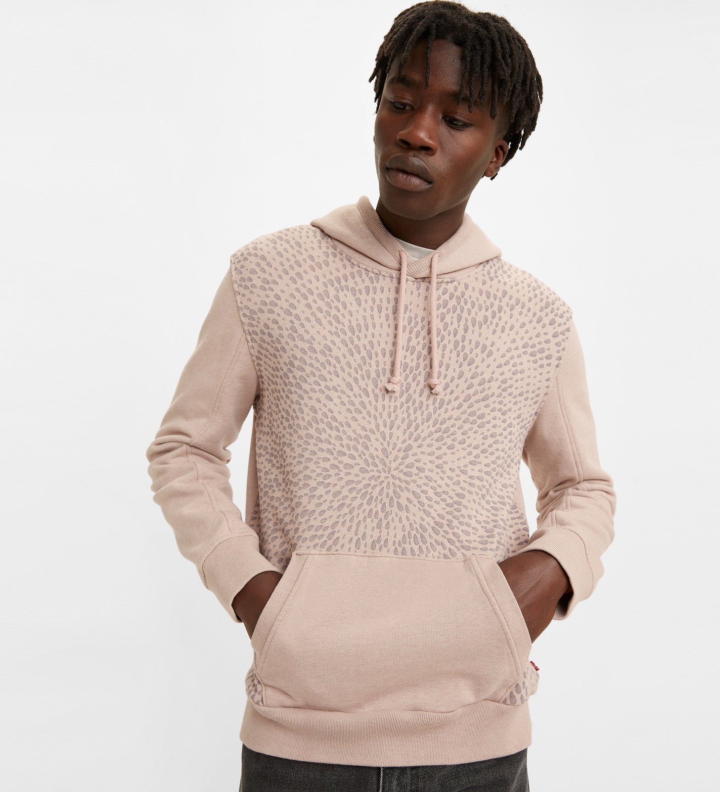 levi's® wellthread® 永續時裝系列男士連帽衛衣 861420007M- Faded Flora Pink – Levi's 香港