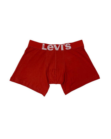 levi’s® coolmax® 平腳 boxer 內褲 876190089S- Rio Red - Red  – Levi's 香港