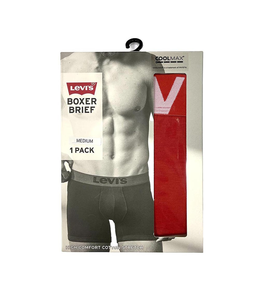 levi’s® coolmax® 平腳 boxer 內褲 876190089S- Rio Red - Red – Levi's 香港