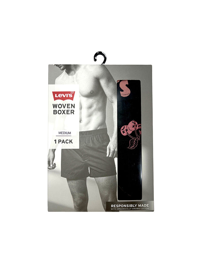levi's® men's woven emmet yarn dye plaid boxers 876200069S- Jet Black - Black  – Levi's Hong Kong