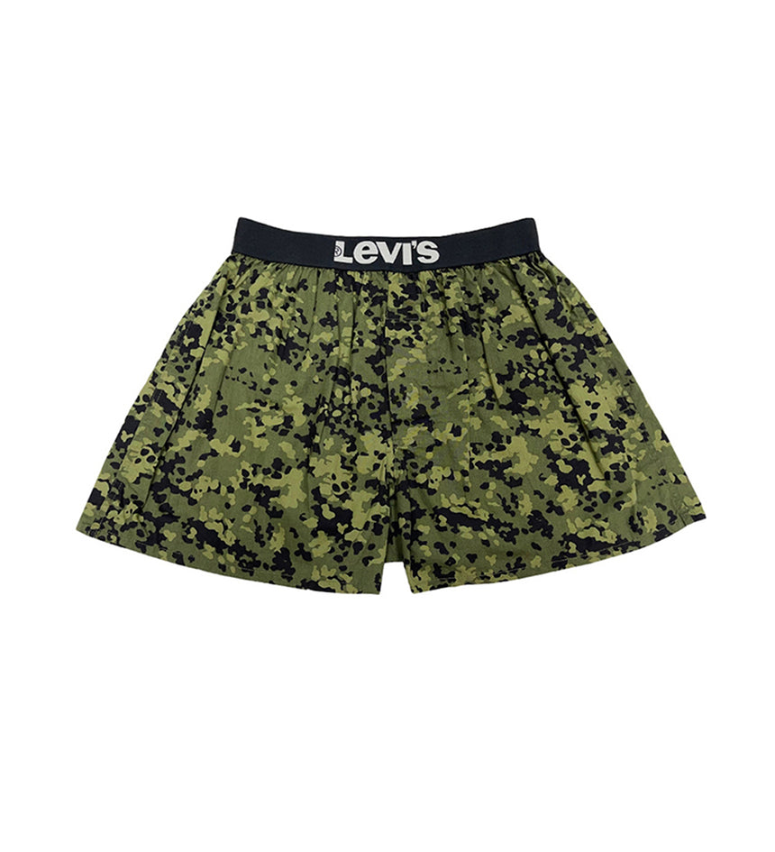 levi's® men's woven emmet yarn dye plaid boxers 876200075S- Charcoal Heather / Riffle Green - Green – Levi's Hong Kong