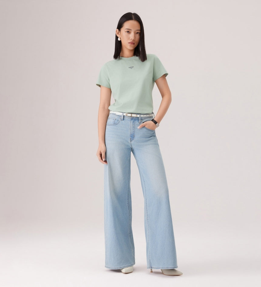  levi's® 728™ 高腰超寬腿牛仔褲 | 女裝 0039B00262430 Light Wash – Levi's 香港
