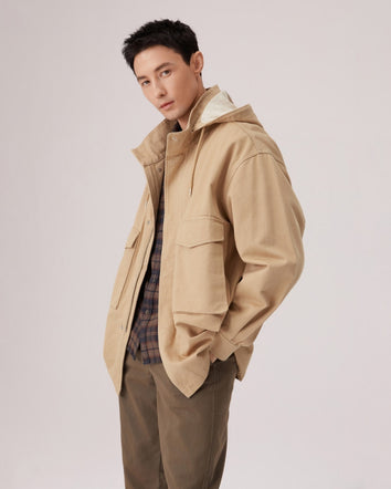  levi's® 連帽工裝外套 | 男裝   006NR0000S- Beige  – Levi's 香港