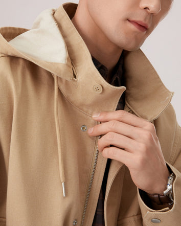  levi's® 連帽工裝外套 | 男裝   006NR0000S- Beige  – Levi's 香港