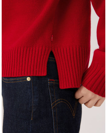 levi's® 2026 新年限定v領毛衣 | 女裝 006Q50001XS- Red  – Levi's 香港