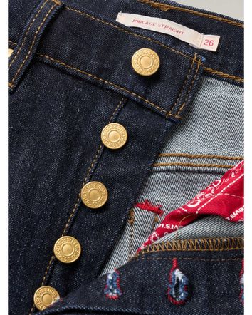 levi's® ribcage 高腰直筒牛仔褲 | 女裝 7907800662530 Indigo  – Levi's 香港